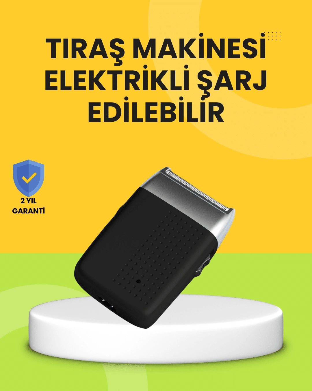 Sessiz, Güçlü Ve Şık: Erkeklere Özel Şarjlı Tıraş Makinesi ( Lisinya )