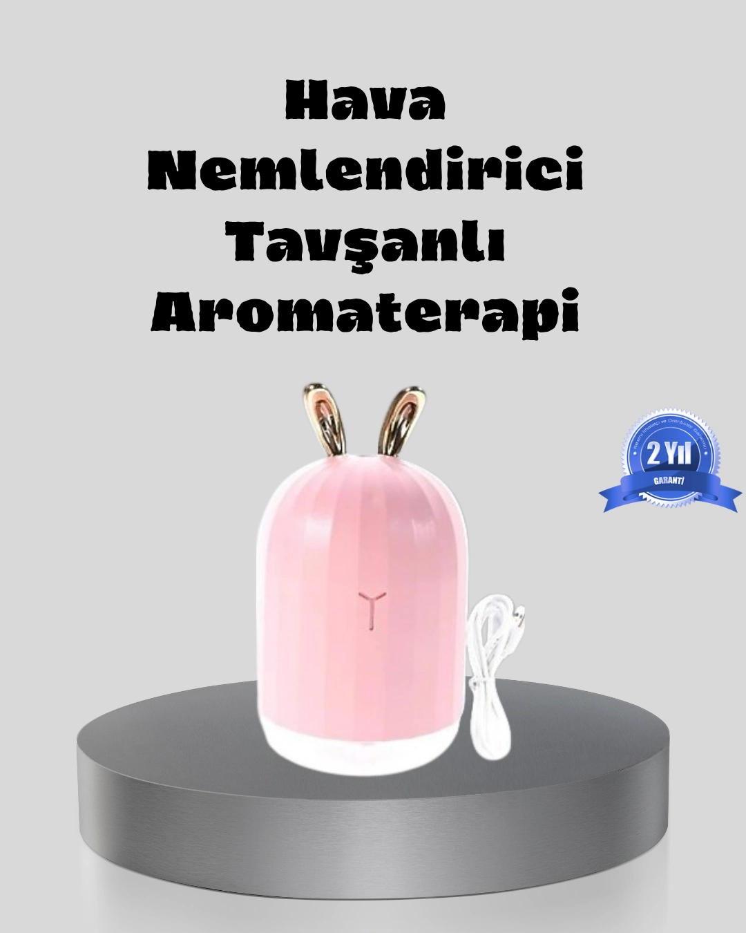 Sessiz Ultrasonik Hava Nemlendirici – Su Bazlı Buhar Difüzör ( Lisinya )