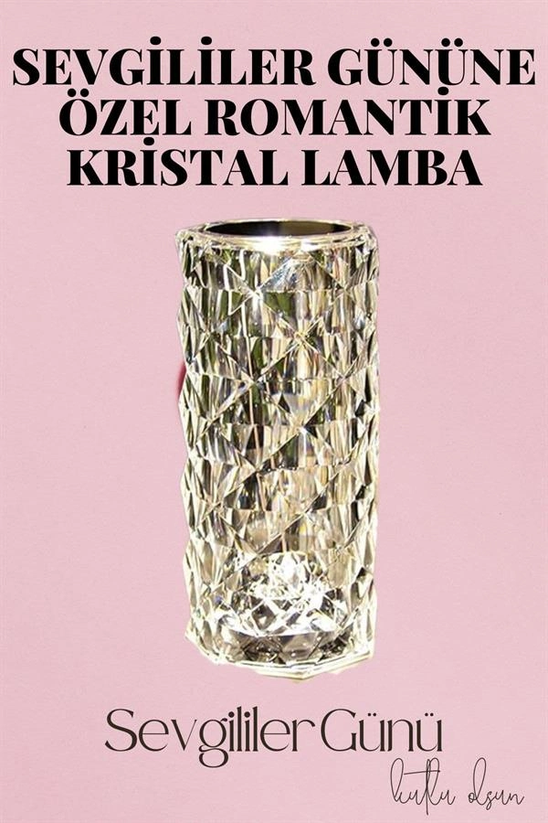 Sevgililer Gününe Özel Romantik Kristal Gece Lambası Sevgiliye Hediye ( Lisinya ) Sevgililer Gününe Özel Romantik Kristal Gece Lambası Sevgiliye Hediye ( Lisinya )