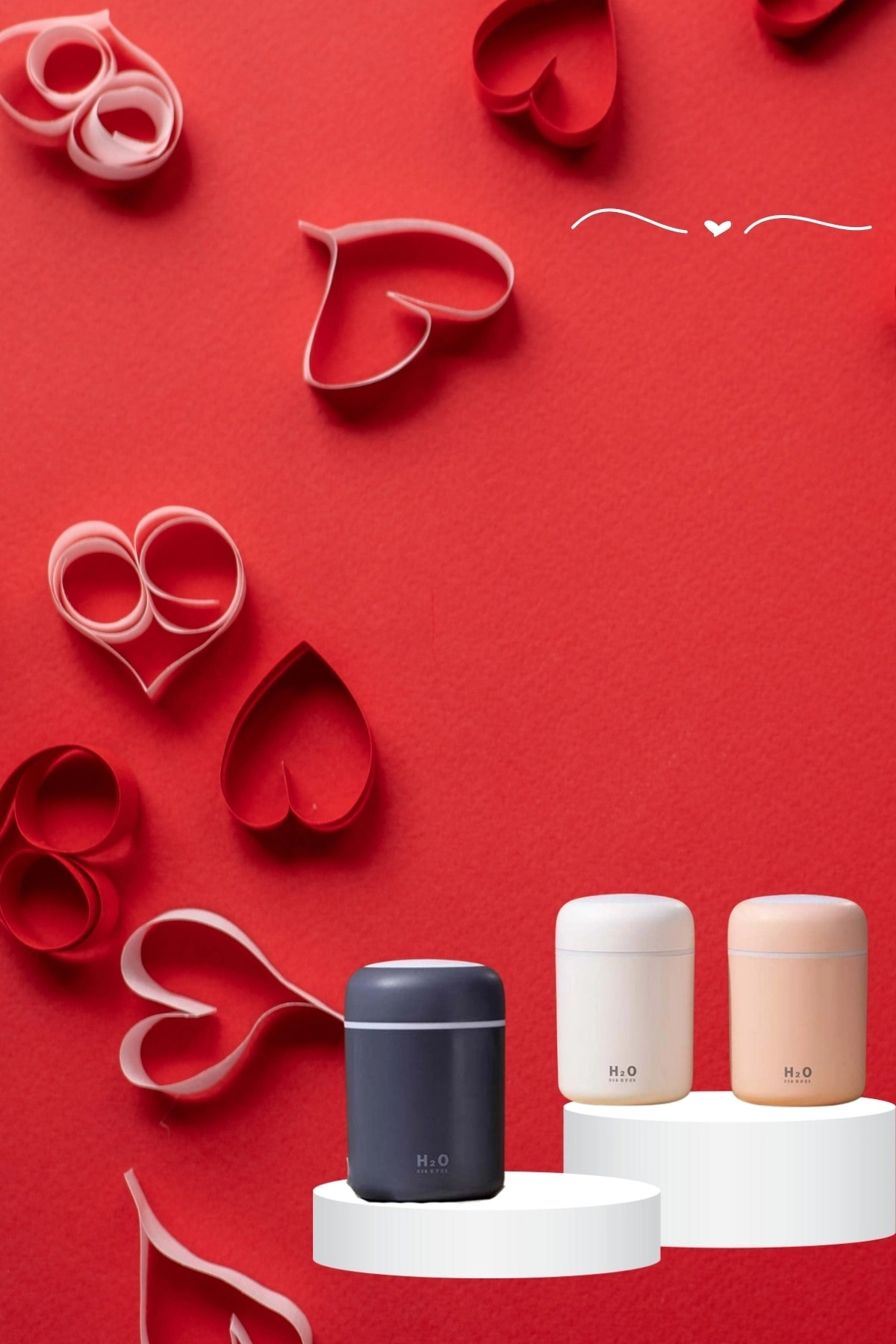 Sevgiliye Hediye Led Işıklı Hava Nemlendirici Usb Şarjlı Sevgiliye Özel ( Lisinya )