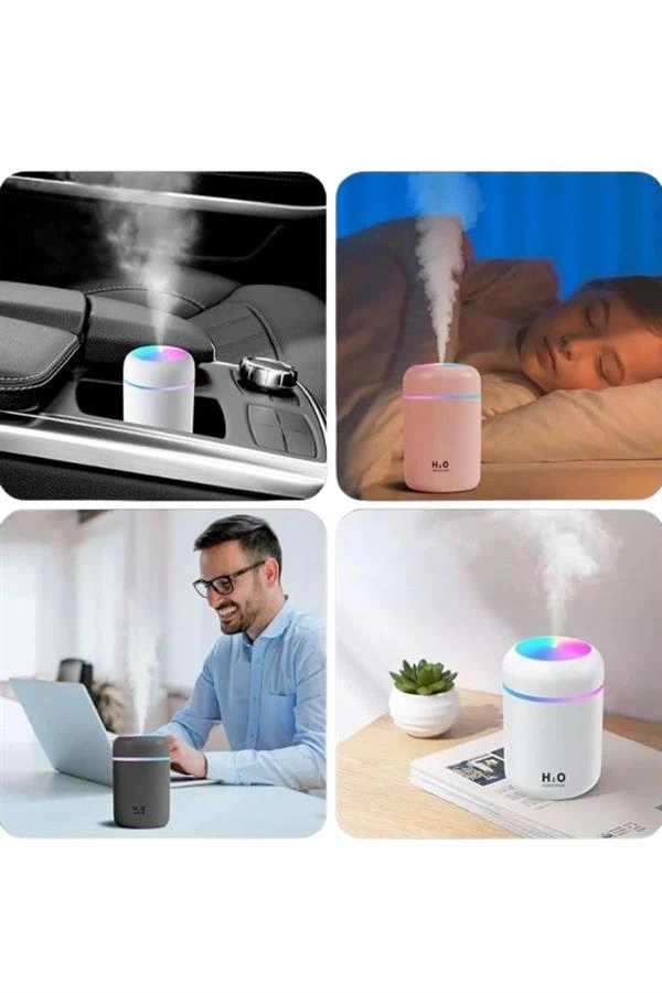 Sevgiliye Hediye Led Işıklı Hava Nemlendirici Usb Şarjlı Sevgiliye Özel ( Lisinya )