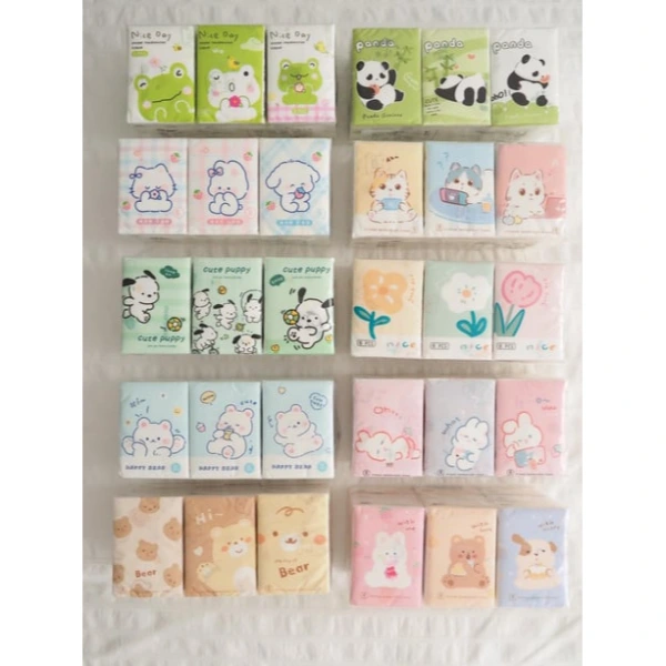 Sevimli Figürlü Çocuk Mendili 9'lu Paket ( Lisinya ) Sevimli Figürlü Çocuk Mendili 9'lu Paket ( Lisinya )