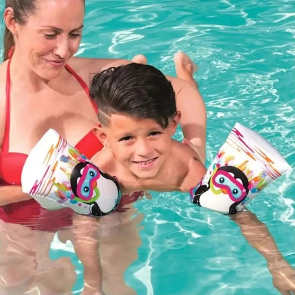 Sevimli Hayvan Desenli Büyük Çocuk Deniz Kolluğu (6-12 Yaş) ( Lisinya ) Sevimli Hayvan Desenli Büyük Çocuk Deniz Kolluğu (6-12 Yaş) ( Lisinya )