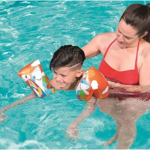 Sevimli Hayvan Desenli Büyük Çocuk Deniz Kolluğu (6-12 Yaş) ( Lisinya ) Sevimli Hayvan Desenli Büyük Çocuk Deniz Kolluğu (6-12 Yaş) ( Lisinya )