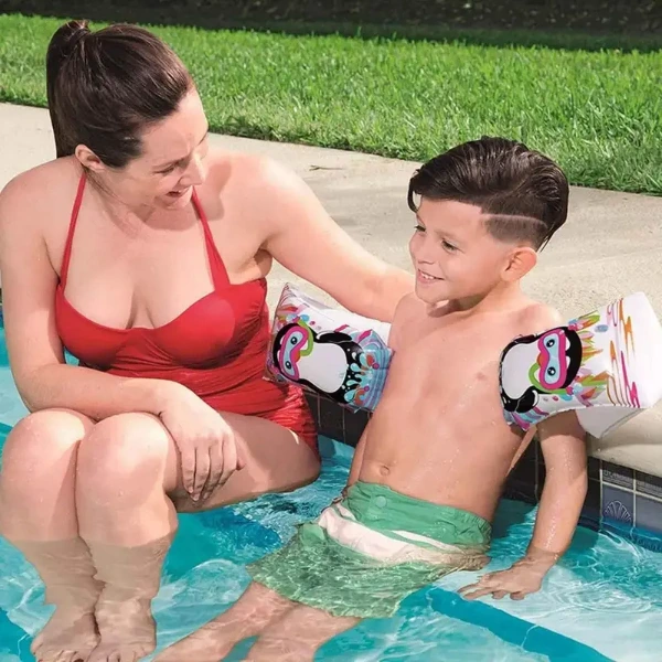 Sevimli Hayvan Desenli Büyük Çocuk Deniz Kolluğu (6-12 Yaş) ( Lisinya ) Sevimli Hayvan Desenli Büyük Çocuk Deniz Kolluğu (6-12 Yaş) ( Lisinya )