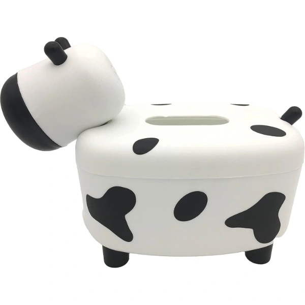 Sevimli İnek Tasarımlı Mıknatıslı Tuzluk Ve Peçetelik ( Lisinya )