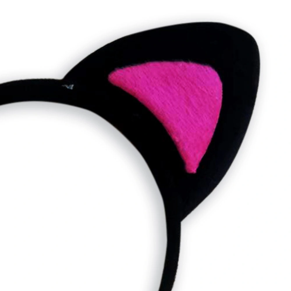 Sevimli Kedi Kulak Pofuduk Kedi Taç Şeker Pembe ( Lisinya )