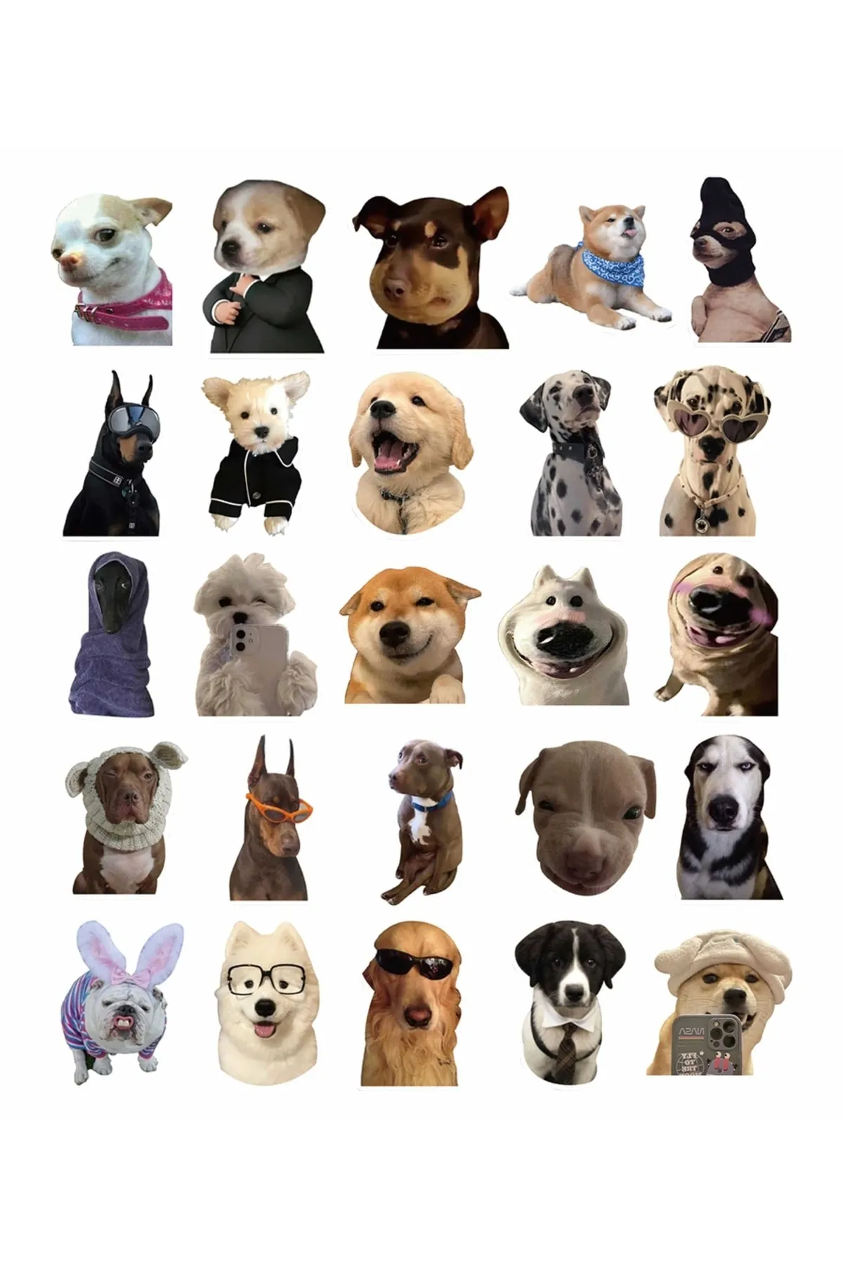 Sevimli Köpek Çıkartmaları Laptop Notebook Tablet Sticker Seti ( Lisinya ) Sevimli Köpek Çıkartmaları Laptop Notebook Tablet Sticker Seti ( Lisinya )