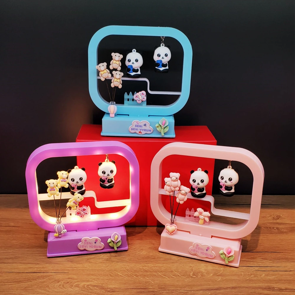 Sevimli Müzikli Panda Dekoratif Işık ( Lisinya ) Sevimli Müzikli Panda Dekoratif Işık ( Lisinya )