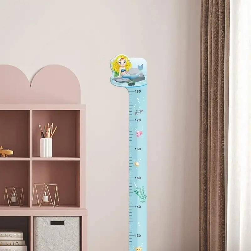 Sevimli Sarı Zürafa Yeşil Dinazor Deniz Kızı Roket Ağaç Boy Ölçüsü Sticker ( Lisinya ) Sevimli Sarı Zürafa Yeşil Dinazor Deniz Kızı Roket Ağaç Boy Ölçüsü Sticker ( Lisinya )