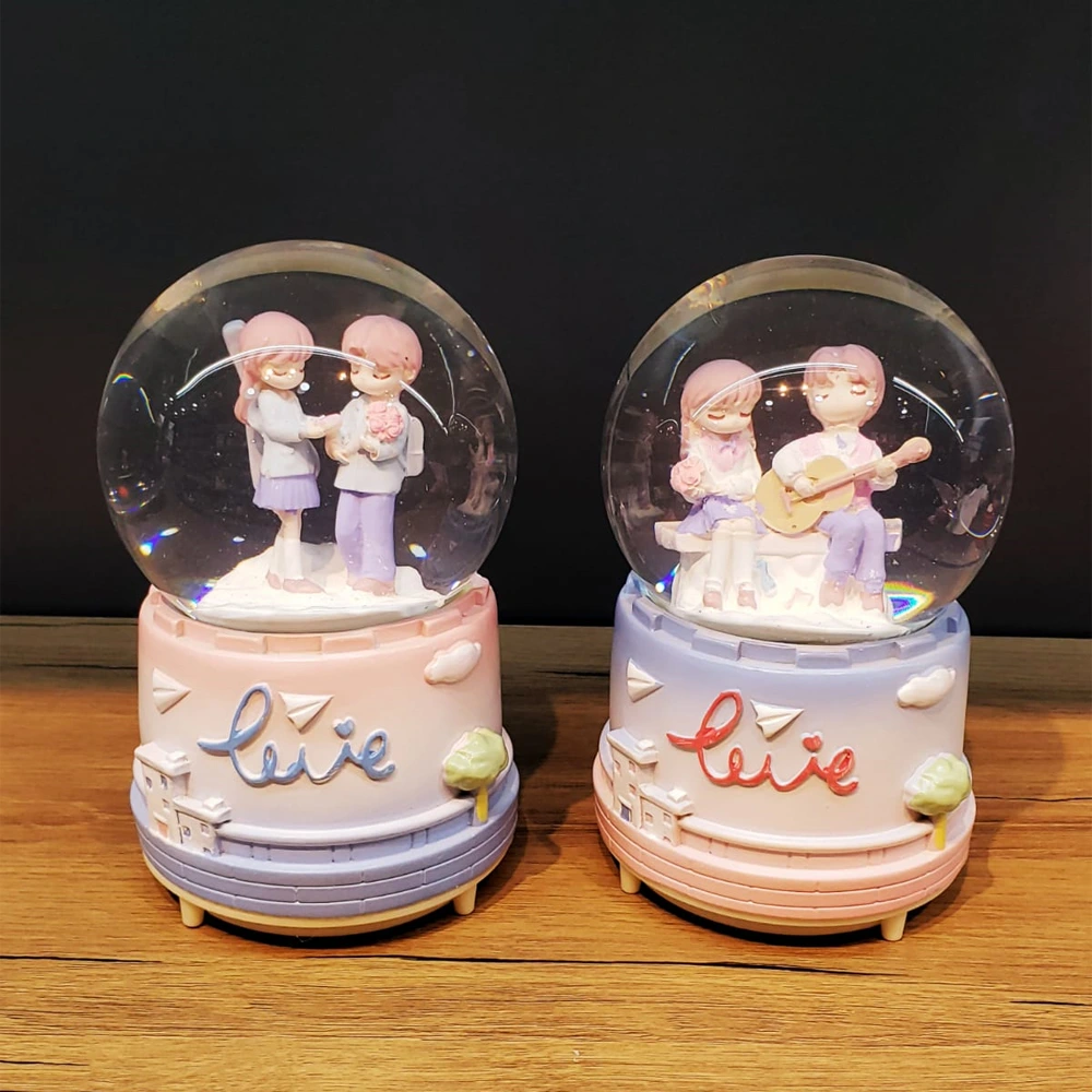 Sevimli Sevgililer Büyük Boy Kar Küresi ( Lisinya ) Sevimli Sevgililer Büyük Boy Kar Küresi ( Lisinya )