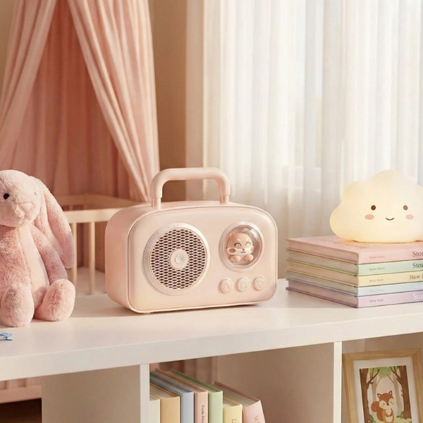 Sevimli Tasarımlı Taşınabilir Radyolu Bluetooth Hoparlör Pembe ( Lisinya ) Sevimli Tasarımlı Taşınabilir Radyolu Bluetooth Hoparlör Pembe ( Lisinya )