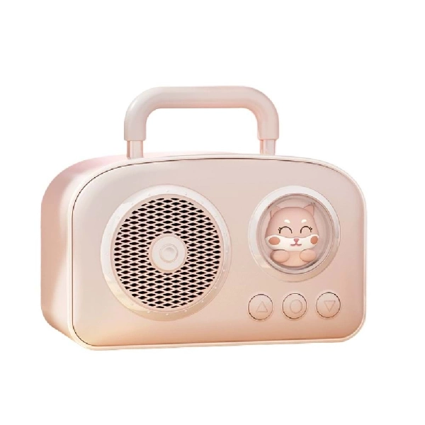 Sevimli Tasarımlı Taşınabilir Radyolu Bluetooth Hoparlör Pembe ( Lisinya ) Sevimli Tasarımlı Taşınabilir Radyolu Bluetooth Hoparlör Pembe ( Lisinya )