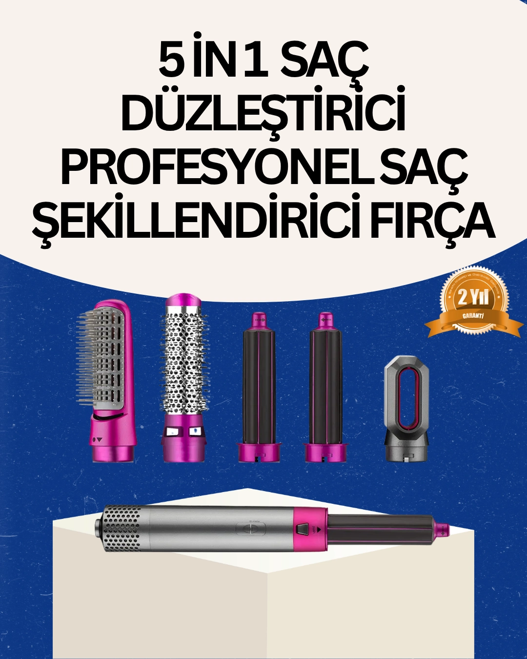 Seyahat Boyu Taşınabilir Profesyonel Saç Şekillendirici Set ( Lisinya )