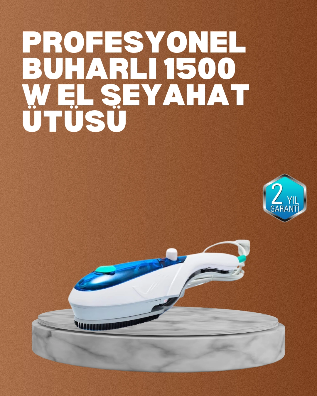 Seyahat Tipi Buharlı Ütü Portatif Kırışıklık Açıcı ( Lisinya )