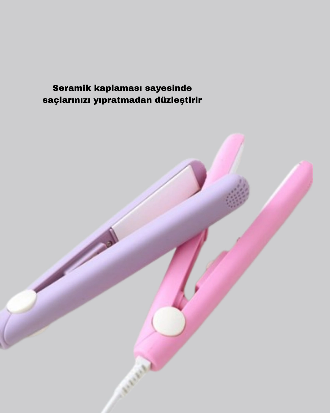 Seyahat Tipi Mini Saç Düzleştirici – Seramik Kaplama, Hızlı Isınma, Kompakt Tasarım ( Lisinya ) Seyahat Tipi Mini Saç Düzleştirici – Seramik Kaplama, Hızlı Isınma, Kompakt Tasarım ( Lisinya )