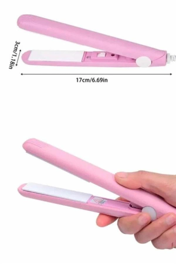 Seyahat Tipi Taşınabilir Saç Düzleştirici Saç Şekillendirici Yüksek Isı Ayarlı ( Lisinya )