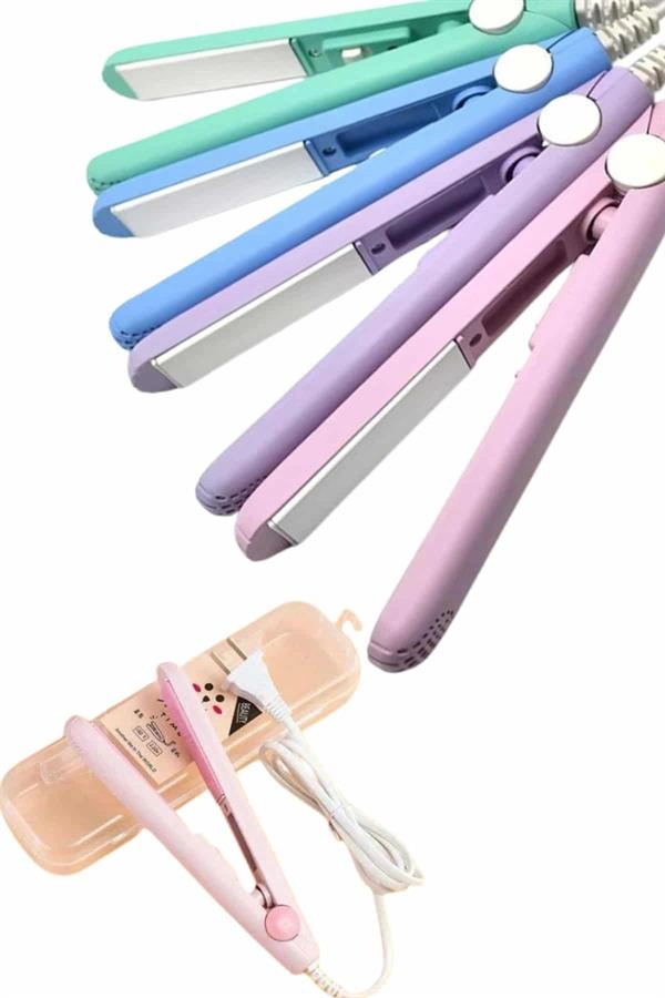 Seyahat Tipi Taşınabilir Saç Düzleştirici Saç Şekillendirici Yüksek Isı Ayarlı ( Lisinya )