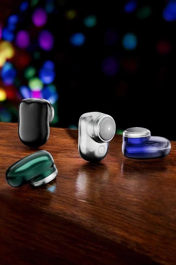 Seyahat Tipi Tıraş Makinesi Taşınabilir Kablosuz Mini Paslanmaz Çelik ( Lisinya )