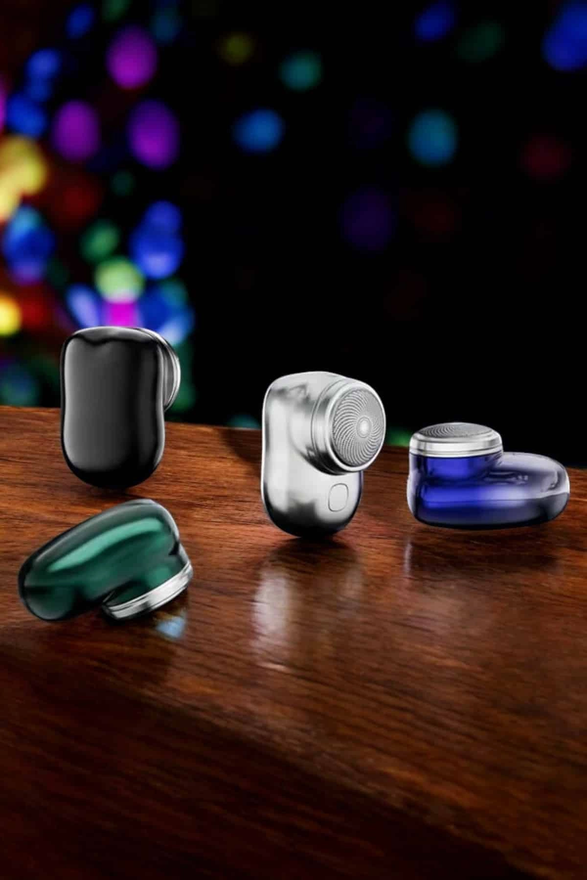 Seyahat Tipi Tıraş Makinesi Taşınabilir Kablosuz Mini Paslanmaz Çelik ( Lisinya )