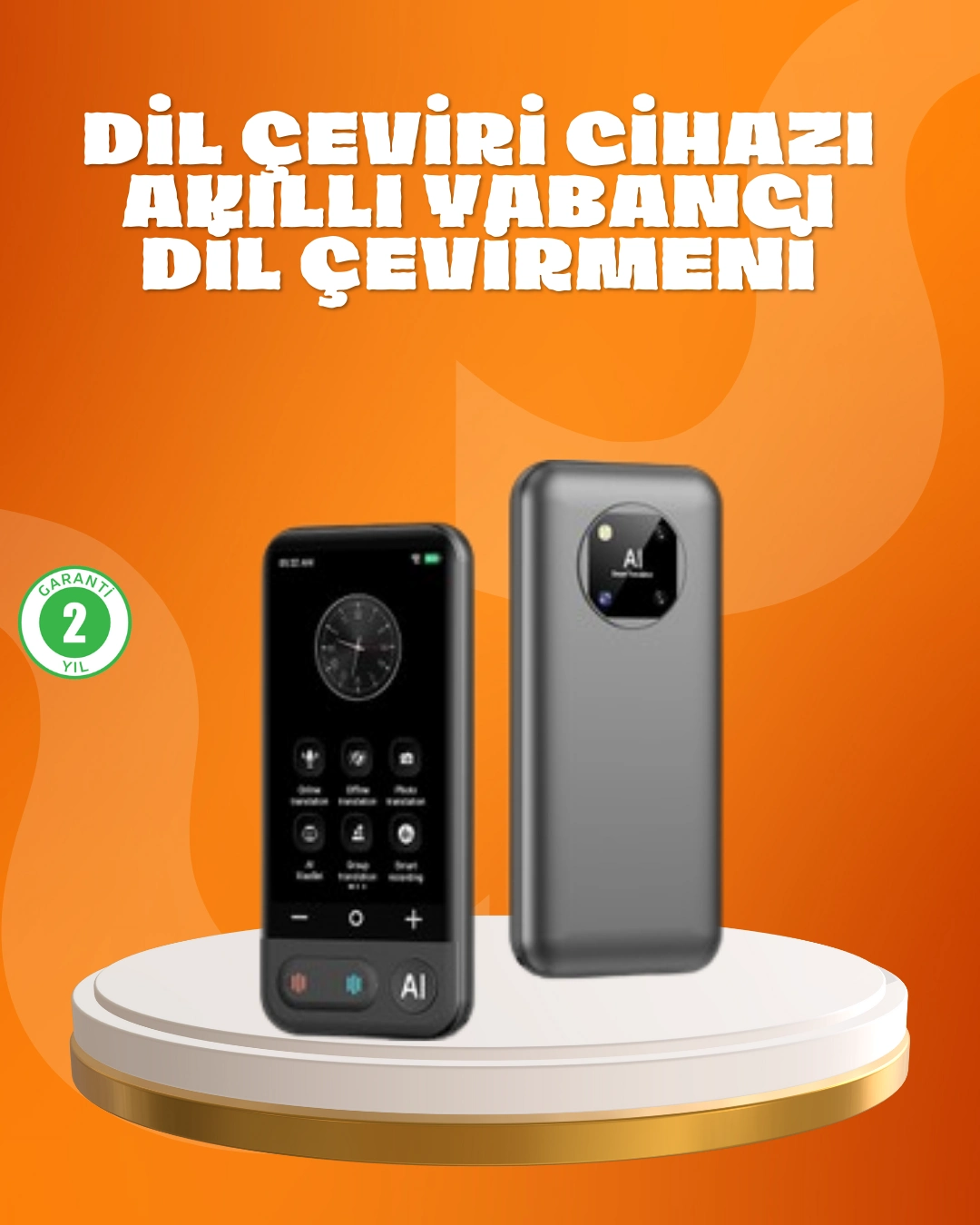 Seyahat Ve İş İçin Çok Dilli Taşınabilir Çeviri Makinesi ( Lisinya )