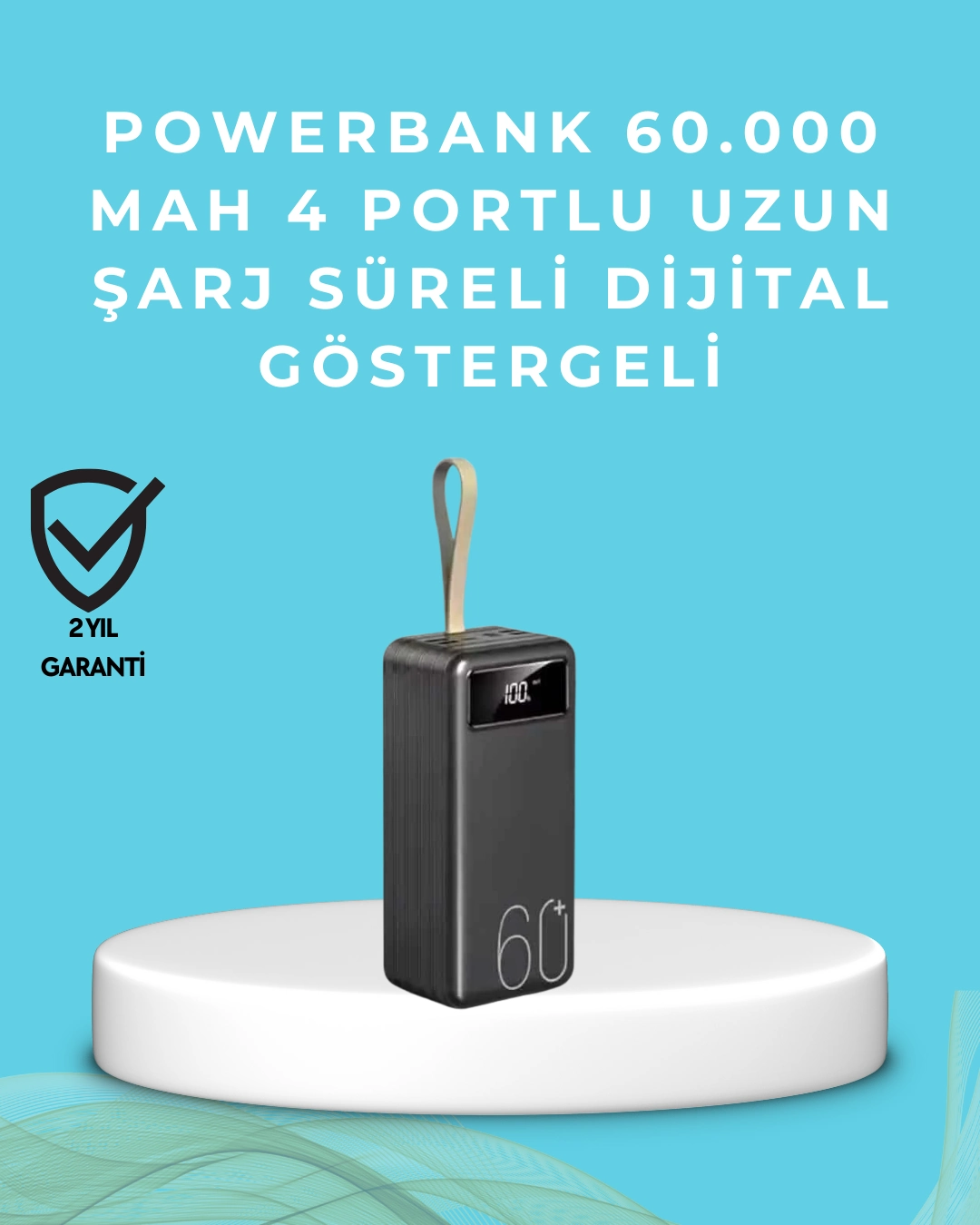Seyahat Ve Kamp İçin Portatif Güç Kaynağı Powerbank ( Lisinya )