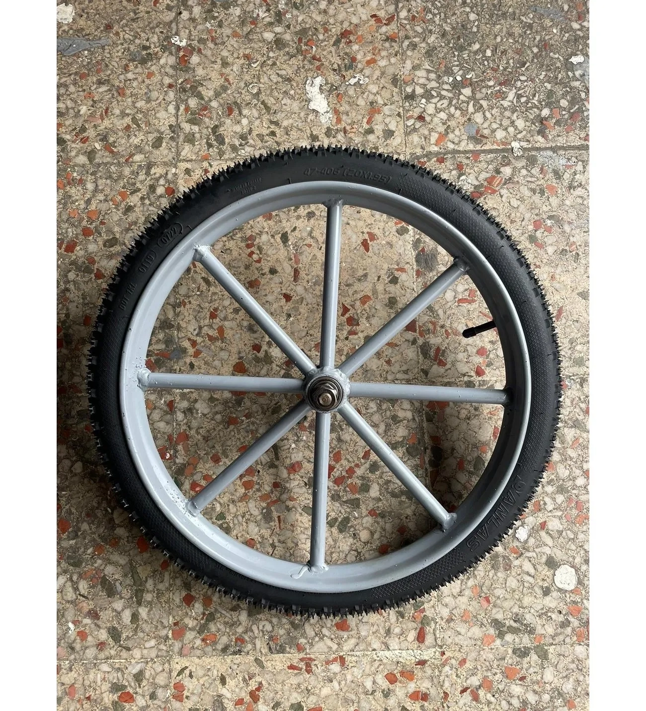 Seyyar Tezgah / Araba Tekerleği 65 Cm - Borulu Jant (jant Boyu:50 Cm) ( Lisinya )