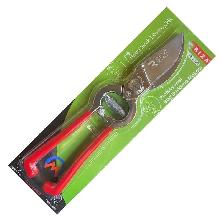 Sıcak Dövme Çelik Pro Ergonomik Bahçe Bağ Makası 24 Cm ( Lisinya )