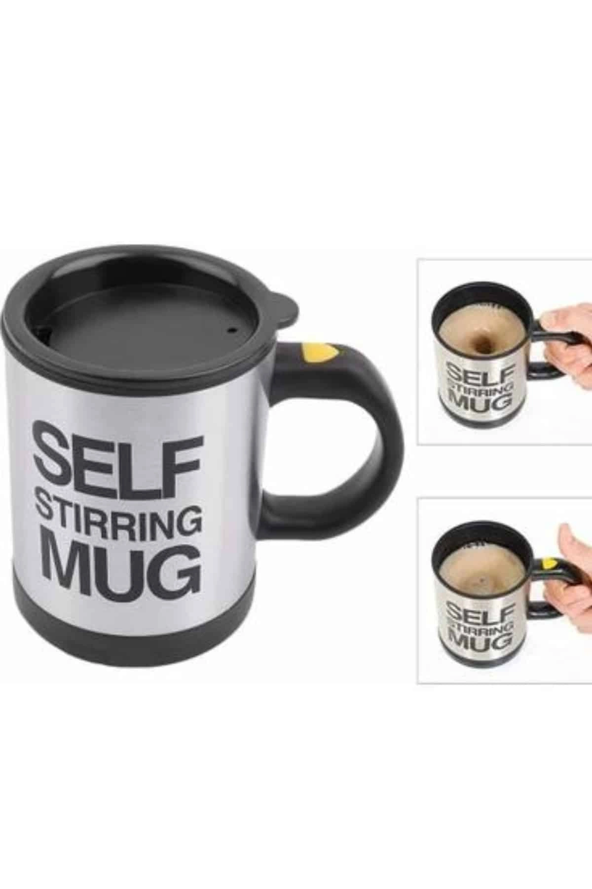 Sıcak Tutan Termos Bardak Kendi Kendini Karıştıran Mikser Kupa ( Lisinya )