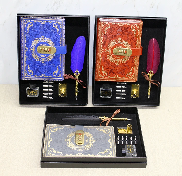 Şifreli Deri Defter Ve Divit Hokka Seti ( Lisinya ) Şifreli Deri Defter Ve Divit Hokka Seti ( Lisinya )