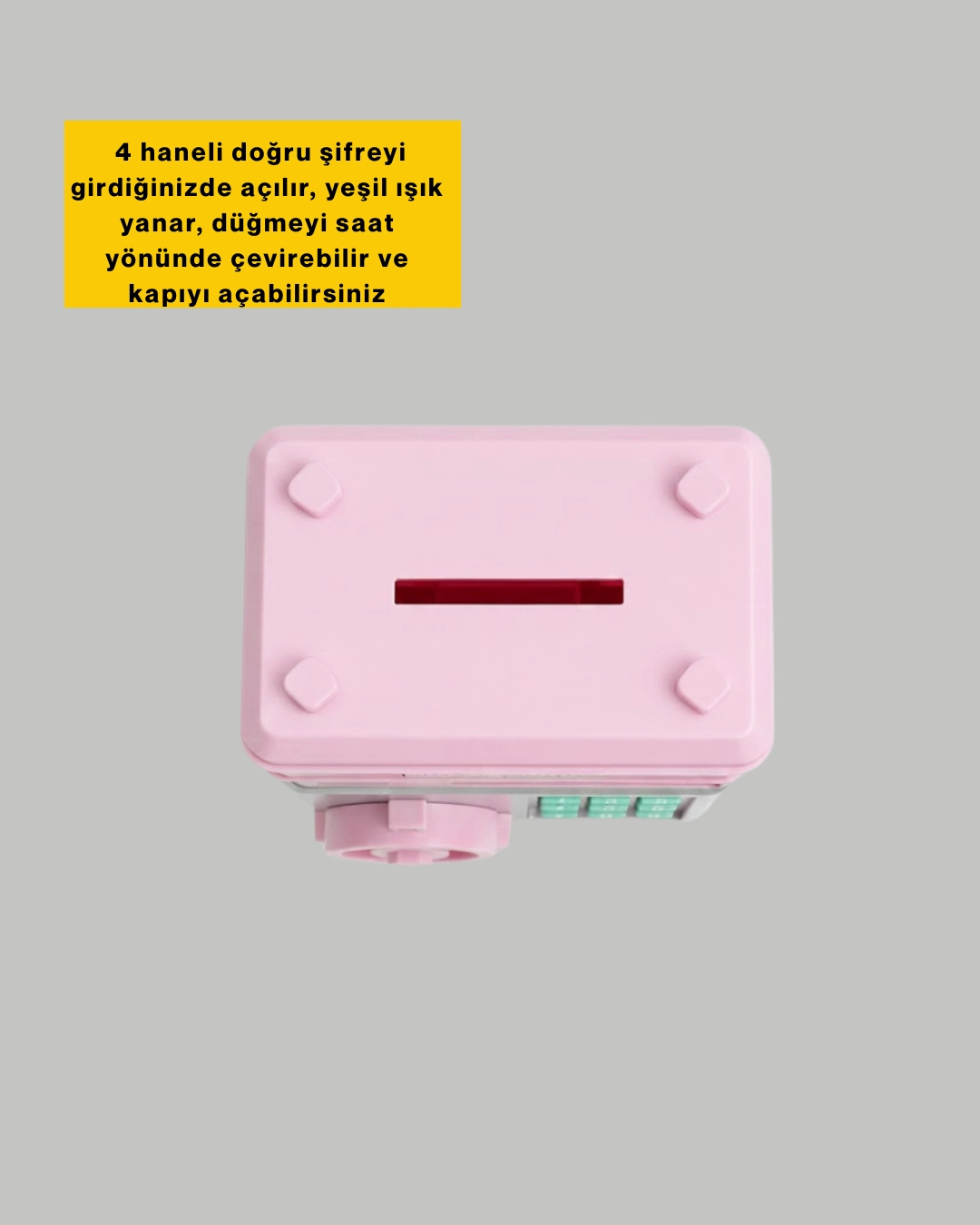 Şifreli Elektronik Para Biriktirme Kumbarası Büyük Kapasiteli ( Lisinya ) Şifreli Elektronik Para Biriktirme Kumbarası Büyük Kapasiteli ( Lisinya )