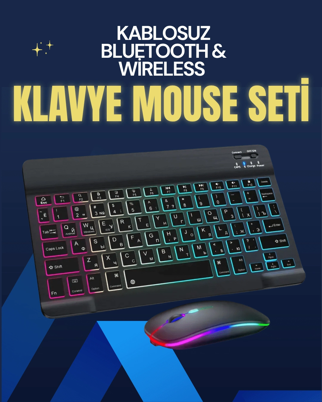 Şık Ve Sessiz Tasarımlı Işıklı Klavye Mouse Seti – Şarjlı, Wireless ( Lisinya ) Şık Ve Sessiz Tasarımlı Işıklı Klavye Mouse Seti – Şarjlı, Wireless ( Lisinya )
