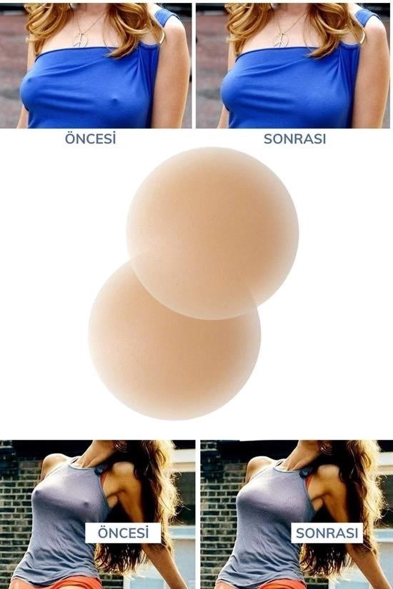 Silikon Göğüs Ucu Kapatıcı Gizleyici Bant Aparat Nipple Pad ( Lisinya ) Silikon Göğüs Ucu Kapatıcı Gizleyici Bant Aparat Nipple Pad ( Lisinya )