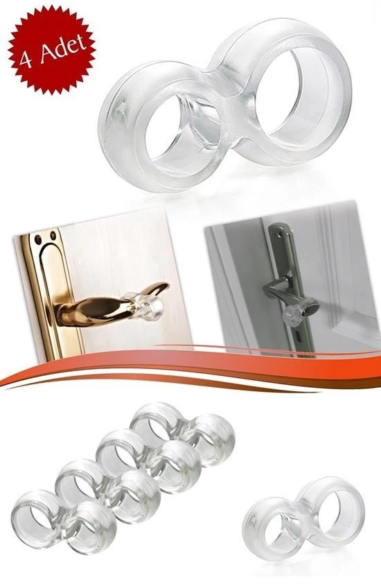 Silikon Kapı & Pencere Vurma Önleyici Stoper Kapı Tamponu 4 Adet ( Lisinya ) Silikon Kapı & Pencere Vurma Önleyici Stoper Kapı Tamponu 4 Adet ( Lisinya )