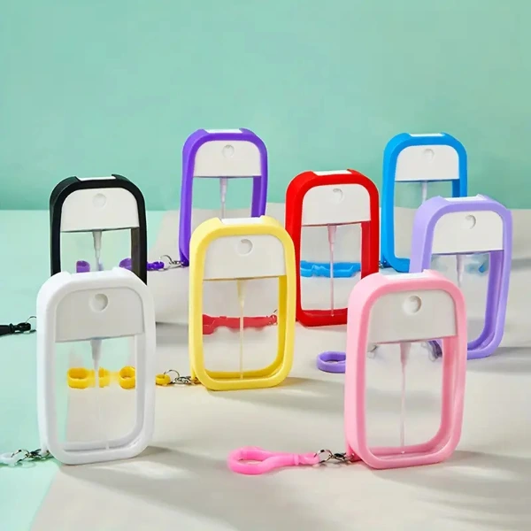 Silikon Kılıflı Anahtarlıklı Sprey Şişesi ( Lisinya ) Silikon Kılıflı Anahtarlıklı Sprey Şişesi ( Lisinya )