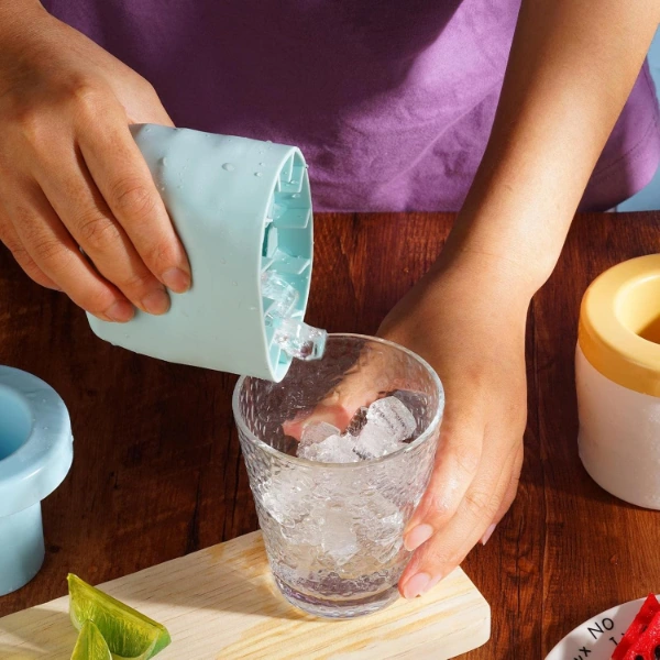 Silikon Küp Buz Kalıbı ( Lisinya ) Silikon Küp Buz Kalıbı ( Lisinya )