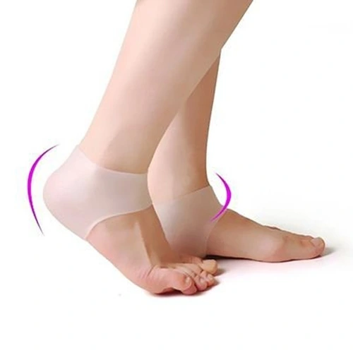 Silikon Topuk Çorabı Beyaz Renk ( Lisinya ) Silikon Topuk Çorabı Beyaz Renk ( Lisinya )