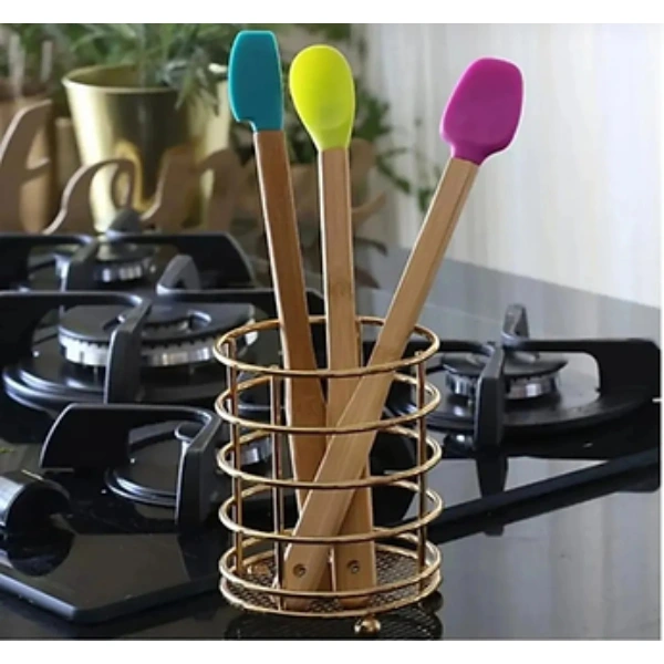 Silikon Uçlu Isıya Dayanıklı Bambu Spatula 3'lü Set ( Lisinya ) Silikon Uçlu Isıya Dayanıklı Bambu Spatula 3'lü Set ( Lisinya )