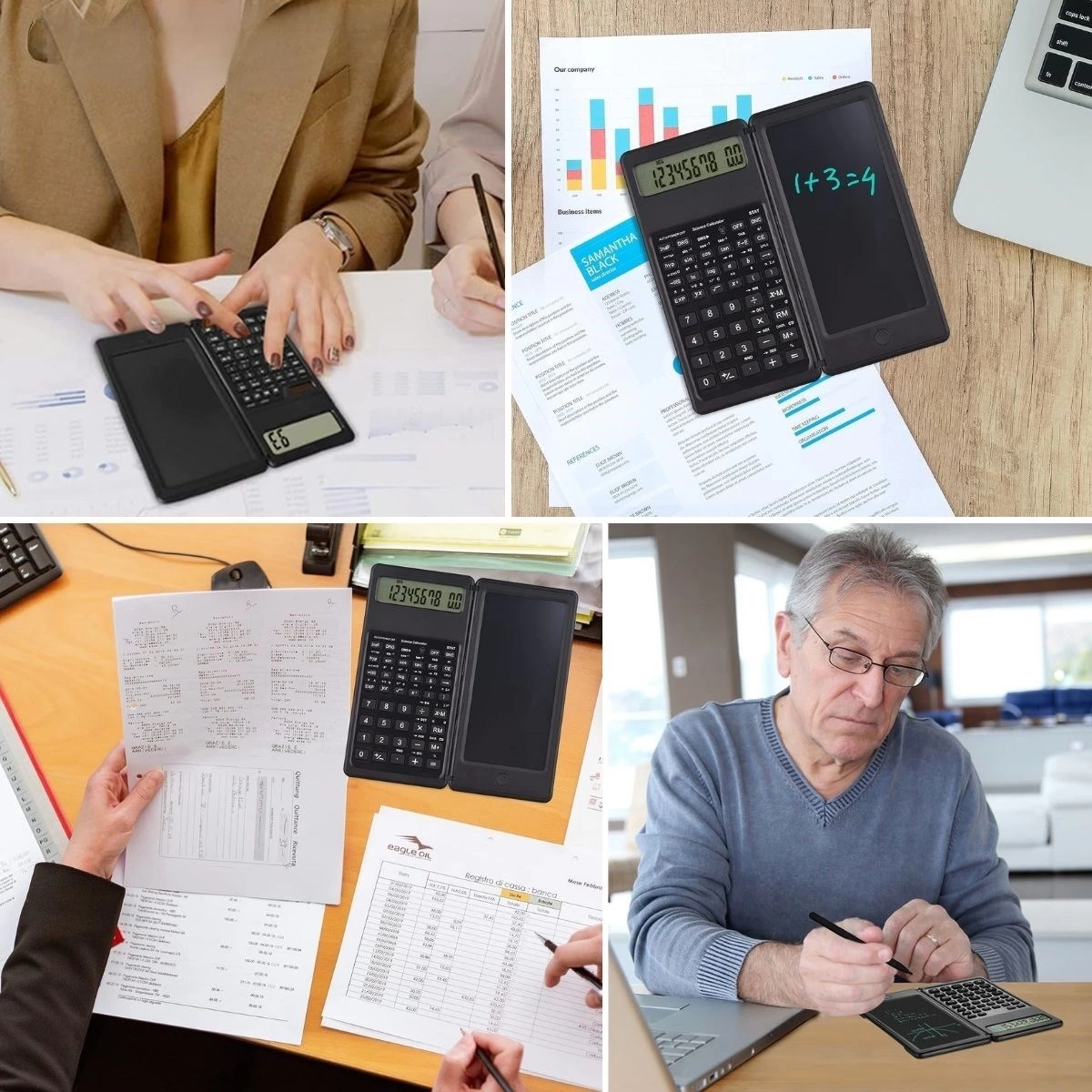 Silinebilir Lcd Yazı Tabletli,kalemli Katlanabilir Bilimsel Hesap Makinesi ( Lisinya ) Silinebilir Lcd Yazı Tabletli,kalemli Katlanabilir Bilimsel Hesap Makinesi ( Lisinya )