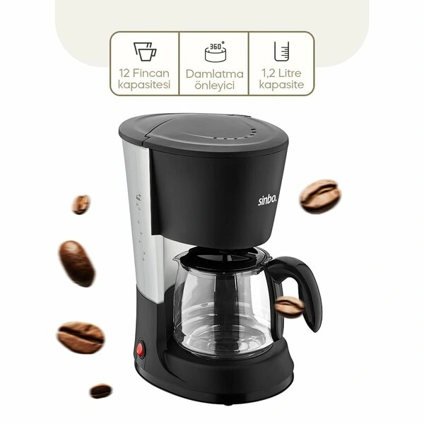 Sinbo 2'si 1 Arada Filtre Kahve Ve Çay Demleme Makinesi ( Lisinya ) Sinbo 2'si 1 Arada Filtre Kahve Ve Çay Demleme Makinesi ( Lisinya )
