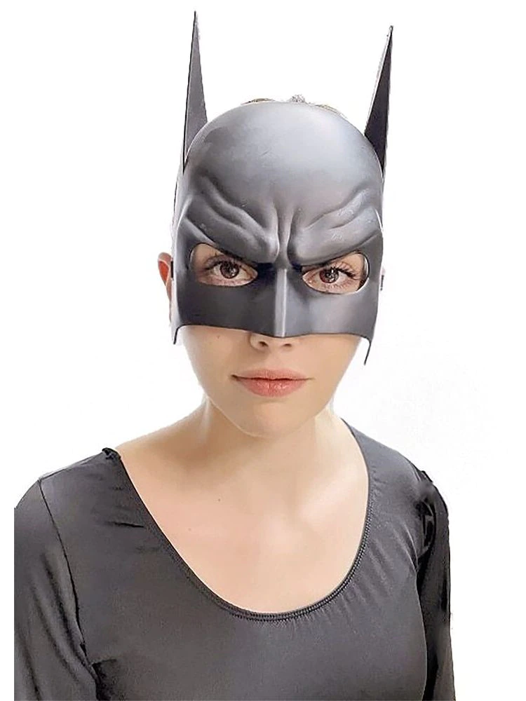 Siyah Çocuk Batman Maskesi Lastikli ( Lisinya ) Siyah Çocuk Batman Maskesi Lastikli ( Lisinya )