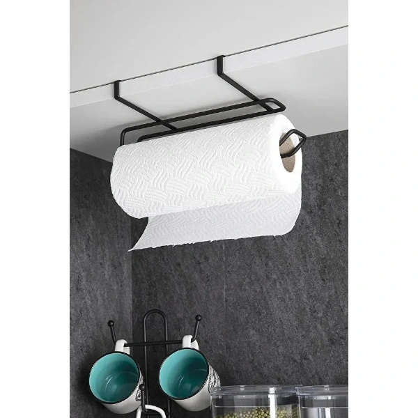 Siyah Dolap İçi Kağıt Havluluk Askı ( Lisinya ) Siyah Dolap İçi Kağıt Havluluk Askı ( Lisinya )