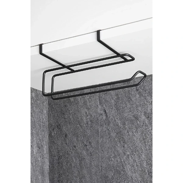 Siyah Dolap İçi Kağıt Havluluk Askı ( Lisinya ) Siyah Dolap İçi Kağıt Havluluk Askı ( Lisinya )