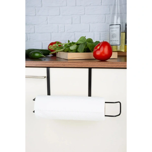 Siyah Dolap İçi Kağıt Havluluk Askı ( Lisinya ) Siyah Dolap İçi Kağıt Havluluk Askı ( Lisinya )