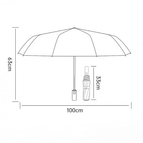 Siyah El Fenerli Şemsiye ( Lisinya ) Siyah El Fenerli Şemsiye ( Lisinya )