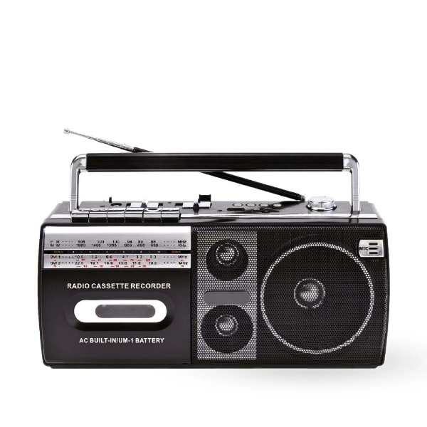 Siyah Kaset Çalar - Bluetooth Usb Tf Aux Fm Özellikli ( Lisinya )