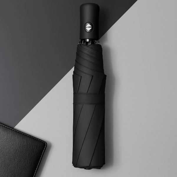 Siyah Kılıflı Otomatik Kompakt Şemsiye ( Lisinya ) Siyah Kılıflı Otomatik Kompakt Şemsiye ( Lisinya )