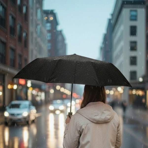 Siyah Kılıflı Otomatik Kompakt Şemsiye ( Lisinya ) Siyah Kılıflı Otomatik Kompakt Şemsiye ( Lisinya )