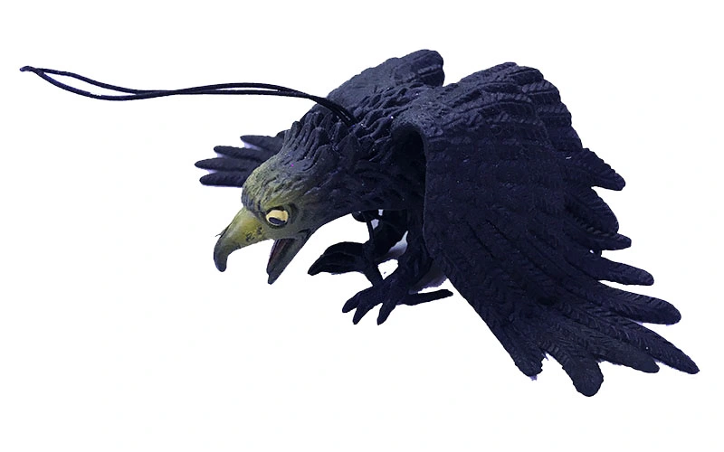 Siyah Plastik Kartal Yarasa Anahtarlık Şaka ( Lisinya )