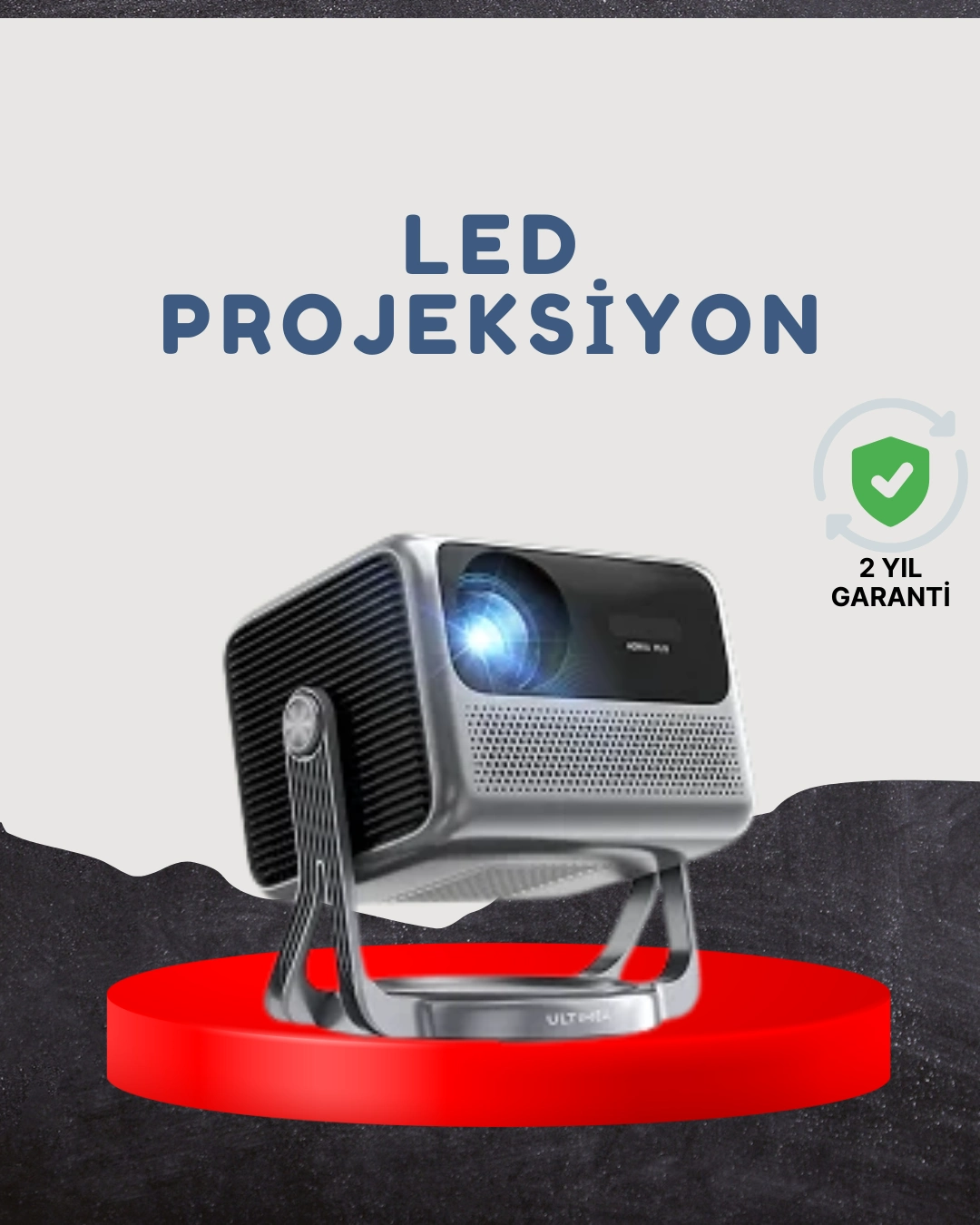 Smart Projector Android Tv Dolby Sesli Kablosuz Bluetooth ( Lisinya )